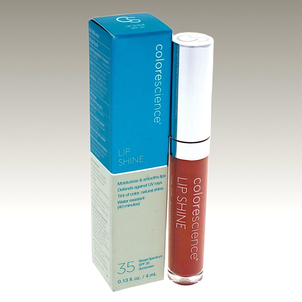 NWT Colorescience Sunforgettable Lip Shine SPF 35, Coral -‎ 0.13 Tube